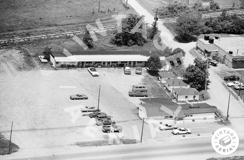 York Motel - 1980 Aerial (newer photo)